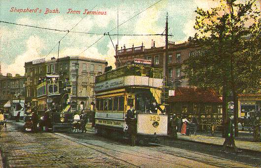 London United Tramways Cars 81 and 133