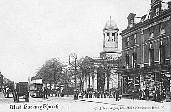 Horse car, West Hackney Church