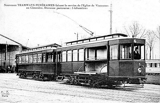 Vincennes Funeral Tram & Trailer